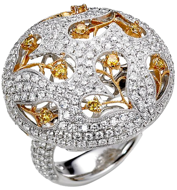 Jye's 18k & diamond ring MRSP $15,000 415 631.8880 jyescorp.com