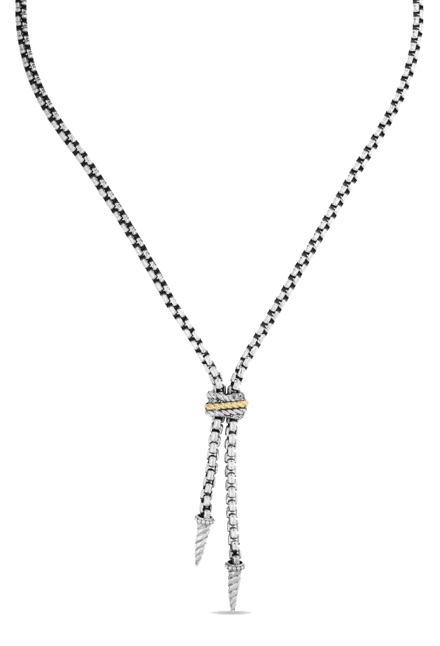 Phillip Gavriel 18k Silver lariat MRSP $595 800.622.0960 phillipgavriel.com