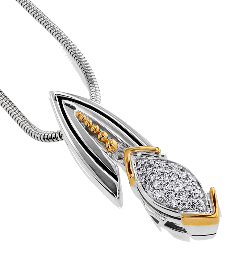John Atencio   Duplex diamond pendant necklace   MSRP $895   720.445.5292  johnatencio.com
