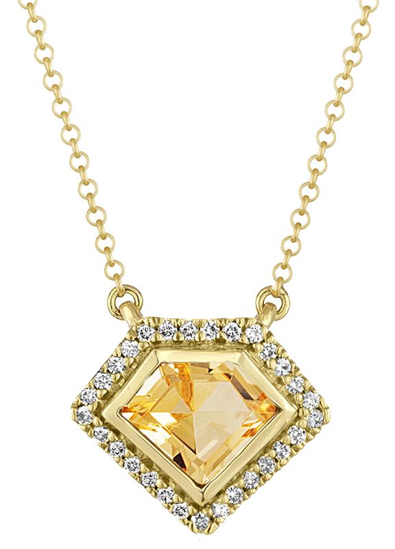  Julie Lamb NY   18K gold diamond and citrine power pendant   MSRP $2,400  212.496.LAMB  julielambny.com