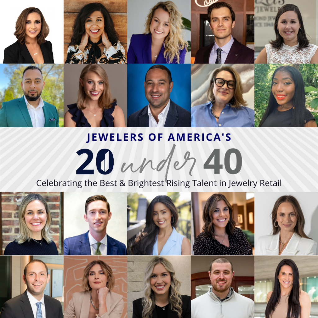 Jewelers of America Announces 20 Under 40 in Jewelry Retail