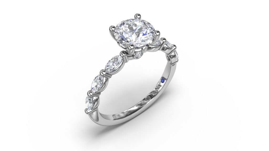 Fana Perfectly polished diamond engagement ring MSRP $3075 fanajewelry.com 800.433.0012