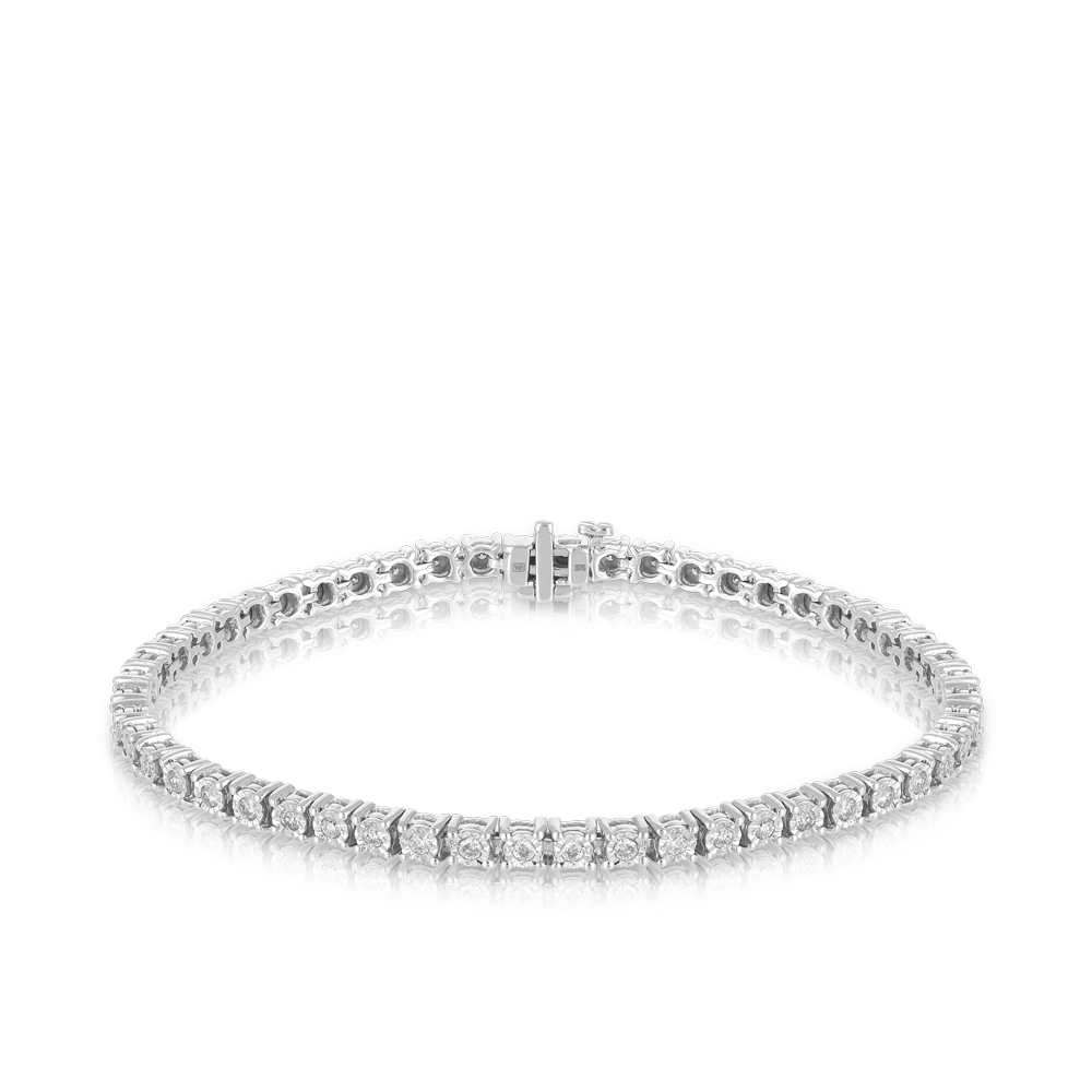 RDI Diamonds 3CTW illusion tennis bracelet in 14K white gold Price Available Upon Request rdidiamonds.com 800.874.8768